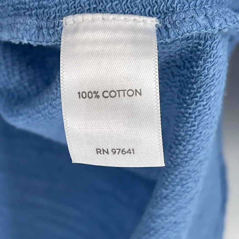 J Jill Pure Jill Terry Cloth Shirt Women Large Blue‎ NWT Casual Comfort - Picture 6 of 7